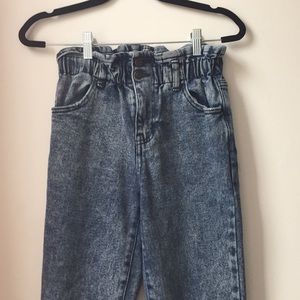 wild fable size 00 vintage elastic waste acid wash